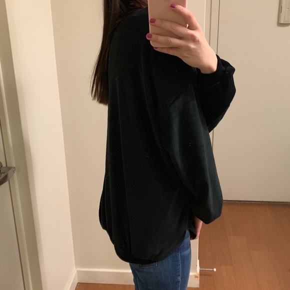 Cotton Velour Sweatshirt - Picture 6 of 6